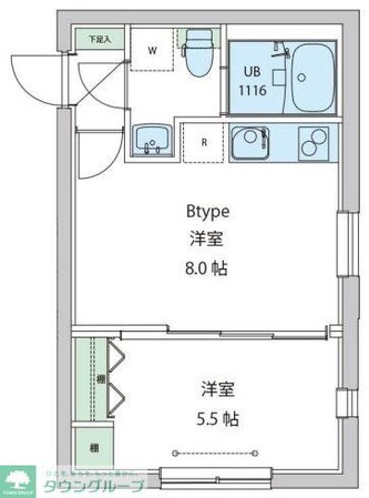 レオーネ早稲田の物件間取画像